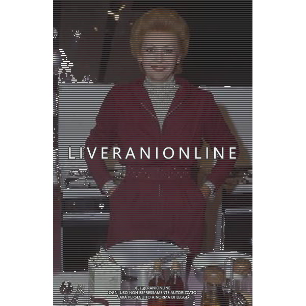 ARCHIVIO GIOVANNI LIVERANI NELLA FOTO ANNA MARIA GAMBINERI ANNUNCIATRICE TELEVISIVA RAI AG ALDO LIVERANI S A S