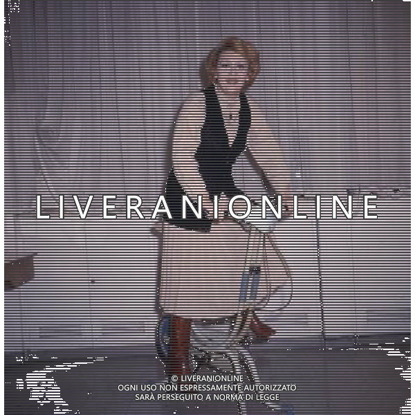 ARCHIVIO GIOVANNI LIVERANI NELLA FOTO ANNA MARIA GAMBINERI ANNUNCIATRICE TELEVISIVA RAI AG ALDO LIVERANI S A S