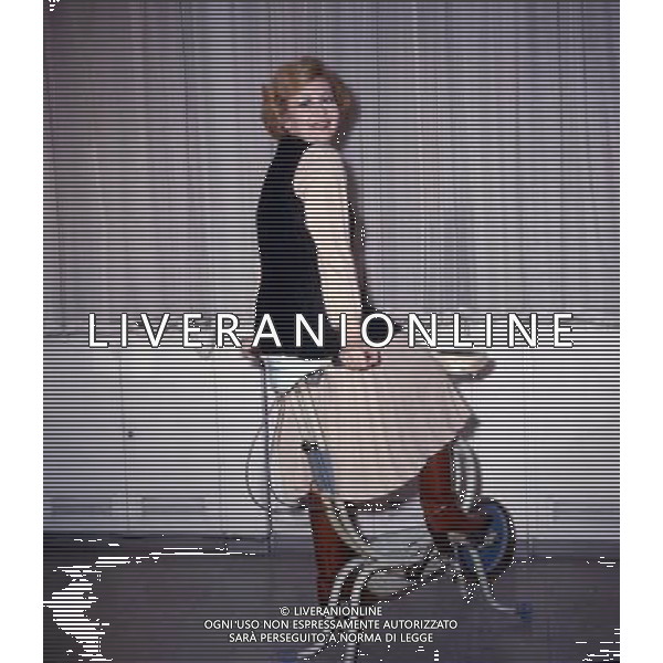 ARCHIVIO GIOVANNI LIVERANI NELLA FOTO ANNA MARIA GAMBINERI ANNUNCIATRICE TELEVISIVA RAI AG ALDO LIVERANI S A S