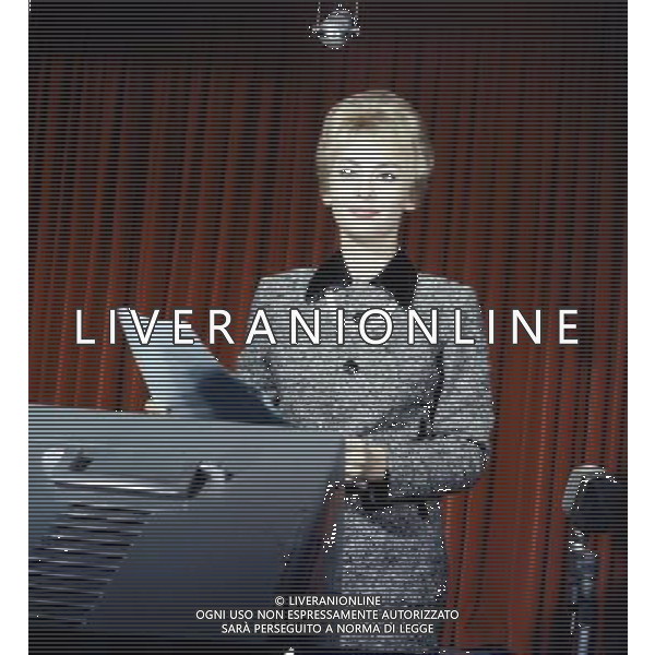 ARCHIVIO GIOVANNI LIVERANI NELLA FOTO ANNA MARIA GAMBINERI ANNUNCIATRICE TELEVISIVA RAI AG ALDO LIVERANI S A S