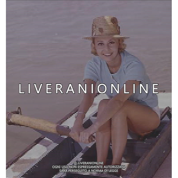 ARCHIVIO GIOVANNI LIVERANI NELLA FOTO ANNA MARIA GAMBINERI ANNUNCIATRICE TELEVISIVA RAI AG ALDO LIVERANI S A S