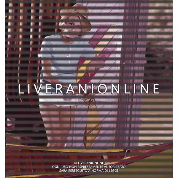 ARCHIVIO GIOVANNI LIVERANI NELLA FOTO ANNA MARIA GAMBINERI ANNUNCIATRICE TELEVISIVA RAI AG ALDO LIVERANI S A S