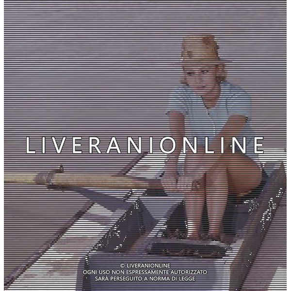 ARCHIVIO GIOVANNI LIVERANI NELLA FOTO ANNA MARIA GAMBINERI ANNUNCIATRICE TELEVISIVA RAI AG ALDO LIVERANI S A S