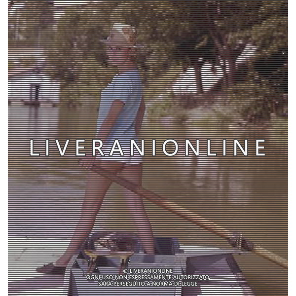 ARCHIVIO GIOVANNI LIVERANI NELLA FOTO ANNA MARIA GAMBINERI ANNUNCIATRICE TELEVISIVA RAI AG ALDO LIVERANI S A S