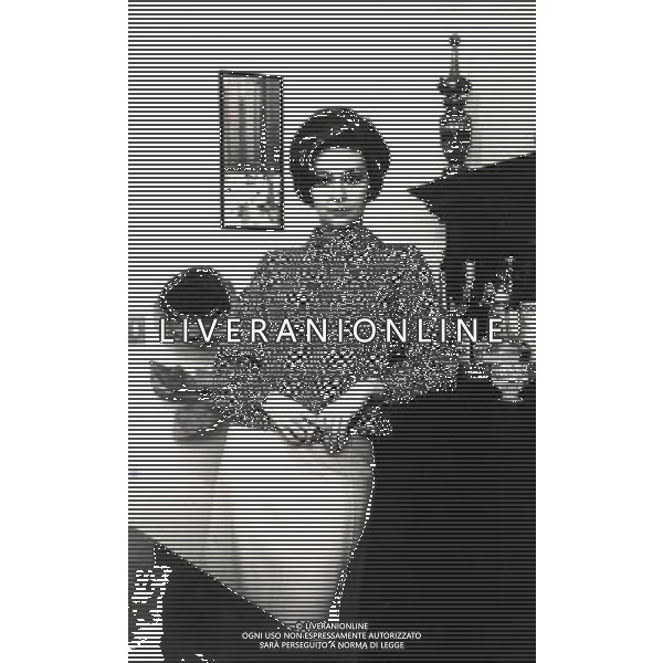 ARCHIVIO GIOVANNI LIVERANI NELLA FOTO ANNA MARIA GAMBINERI ANNUNCIATRICE TELEVISIVA AG ALDO LIVERAN S A S