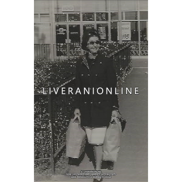 ARCHIVIO GIOVANNI LIVERANI NELLA FOTO ANNA MARIA GAMBINERI ANNUNCIATRICE TELEVISIVA AG ALDO LIVERAN S A S