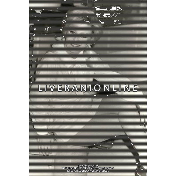 ARCHIVIO GIOVANNI LIVERANI NELLA FOTO ANNA MARIA GAMBINERI ANNUNCIATRICE TELEVISIVA NELLA TRASMISSIONE PATATRAC AG ALDO LIVERAN S A S