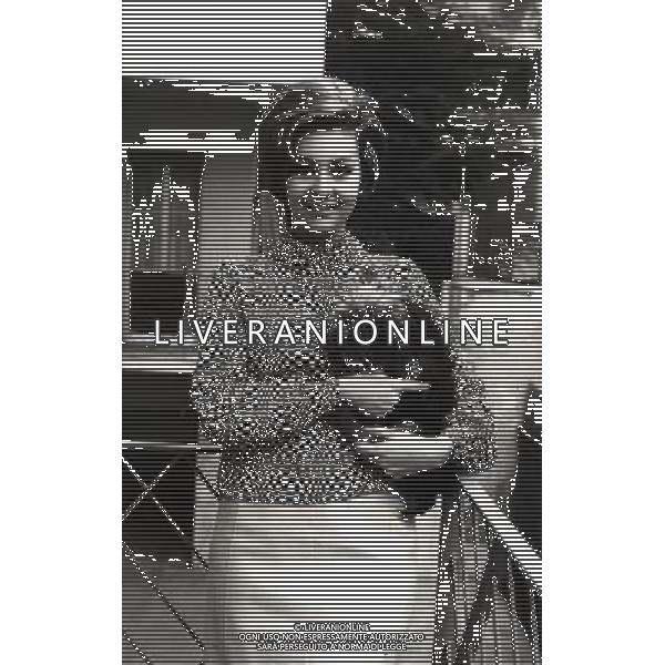 ARCHIVIO GIOVANNI LIVERANI NELLA FOTO ANNA MARIA GAMBINERI ANNUNCIATRICE TELEVISIVA AG ALDO LIVERAN S A S