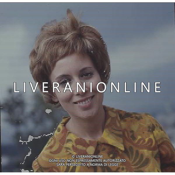 ARCHIVIO GIOVANNI LIVERANI NELLA FOTO ROSANNA VAUDETTI ANNUNCIATRICE TELEVISIVA RAI AG ALDO LIVERANI S A S