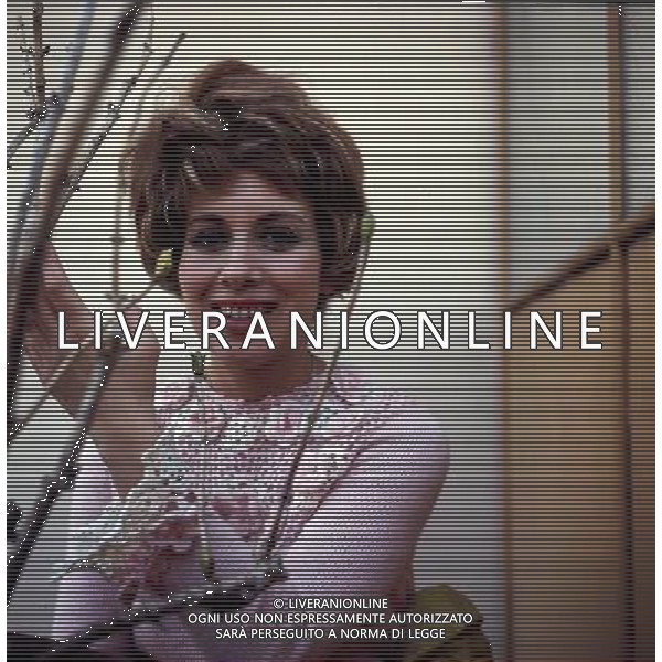 ARCHIVIO GIOVANNI LIVERANI NELLA FOTO ROSANNA VAUDETTI ANNUNCIATRICE TELEVISIVA RAI AG ALDO LIVERANI S A S