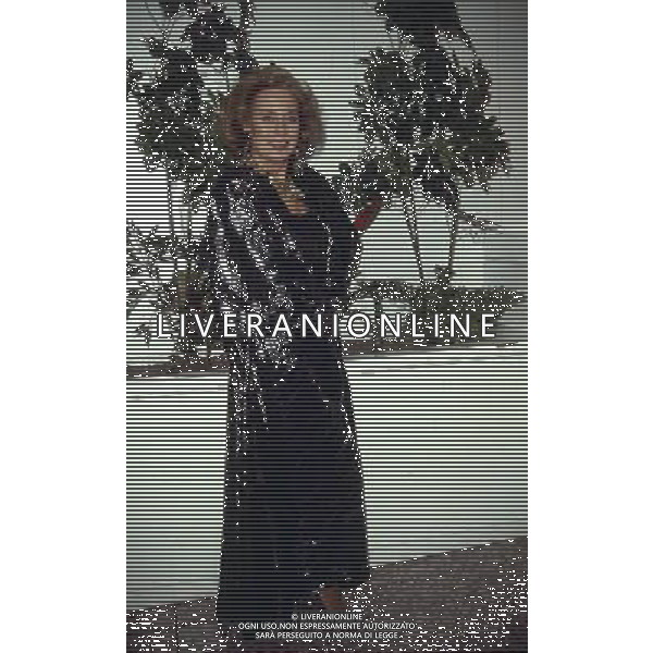 ARCHIVIO GIOVANNI LIVERANI NELLA FOTO ROSANNA VAUDETTI ANNUNCIATRICE TELEVISIVA RAI AG ALDO LIVERANI S A S