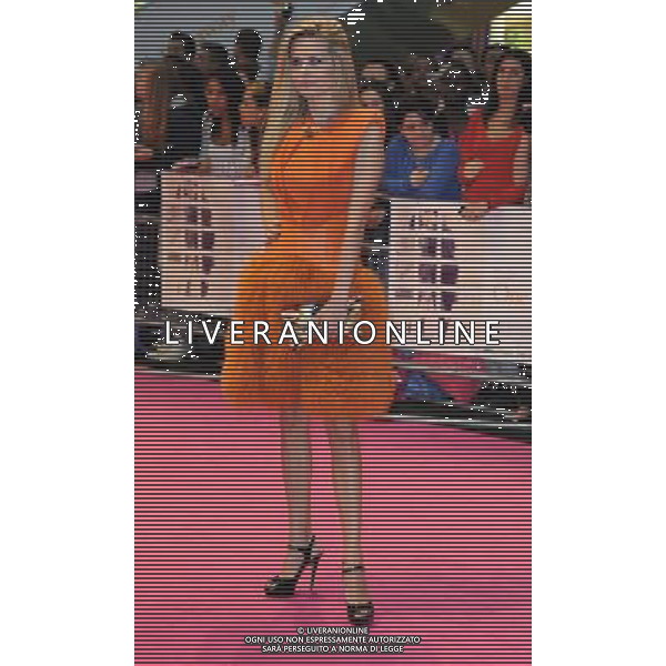 Agne arriving at the European Premiere for \'One Day\' at Vue cinema, Westfield shopping centre, Shepherds Bush, London 23 August 2011 picture by Marc Larkin/Photoshot.