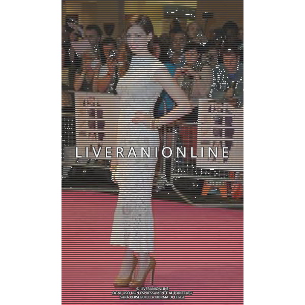 Anne Hathaway arriving at the European Premiere for \'One Day\' at Vue cinema, Westfield shopping centre, Shepherds Bush, London 23 August 2011 picture by Marc Larkin/Photoshot.