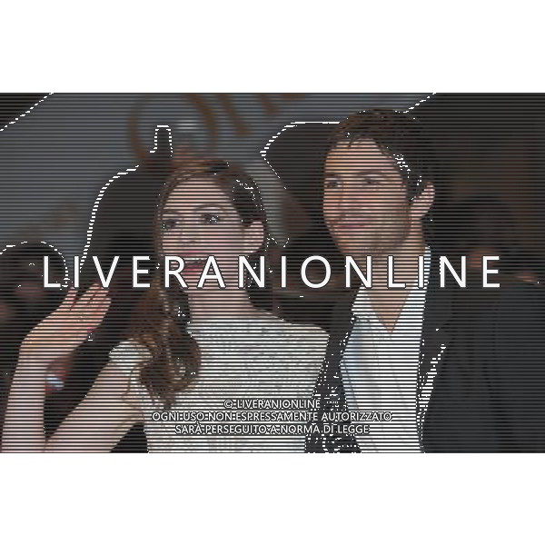 Picture Shows: Anne Hathaway and Jim Sturgess attending the UK Premiere of One Day. Held at the Vue, Westfield, London on Tuesday August 23, 2011. .
