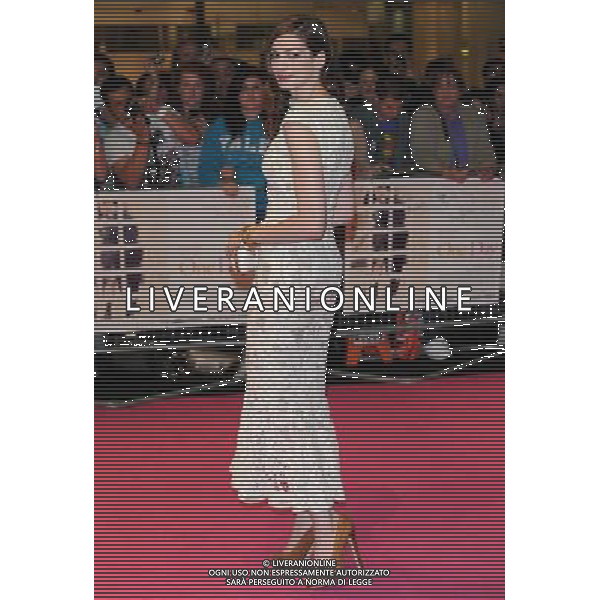 Picture Shows: Anne Hathaway attending the UK Premiere of One Day. Held at the Vue, Westfield, London on Tuesday August 23, 2011. .