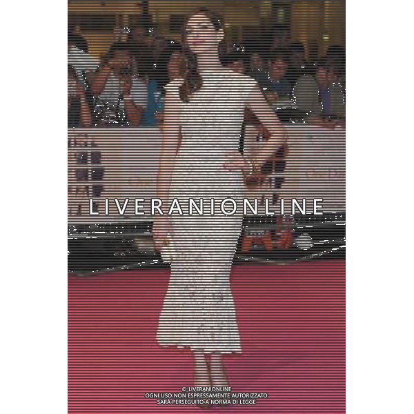 Picture Shows: Anne Hathaway attending the UK Premiere of One Day. Held at the Vue, Westfield, London on Tuesday August 23, 2011. .