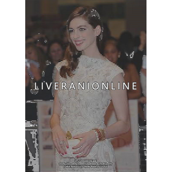 Picture Shows: Anne Hathaway attending the European premiere of One Day. Held at the Vue, Westfield, London on Tuesday August 23, 2011. .