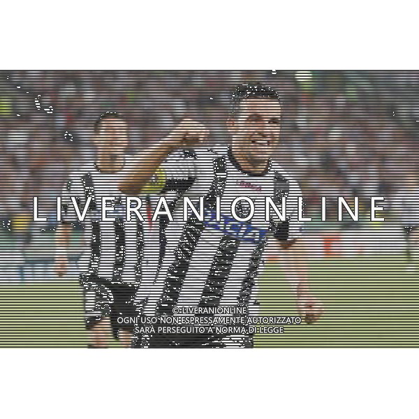 UDINESE - ARSENAL RITORNO PRELIMINARI CHAMPIONS LEAGUE 24/08/2011 NELLA FOTO ESULTANZA DOPO IL GOL DI ANTONIO DI NATALE ©GARBUIO/AGENZIA ALDO LIVERANI SAS