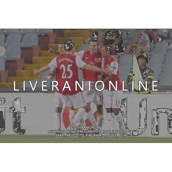 UDINESE - ARSENAL RITORNO PRELIMINARI CHAMPIONS LEAGUE 24/08/2011 NELLA FOTO ABBRACCI ESULTANZA DOPO IL GOL DI VAN PERSIE ©GARBUIO/AGENZIA ALDO LIVERANI SAS