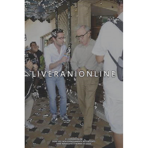 25/8/2011 ROMA - ASSEMBLEA LEGA CALCIO NELLA FOTO WOODY ALLEN NELLO STESSO HOTEL DELL\'ASSEMBLEA PH.CORRADETTI/ALDO LIVERANI SAS