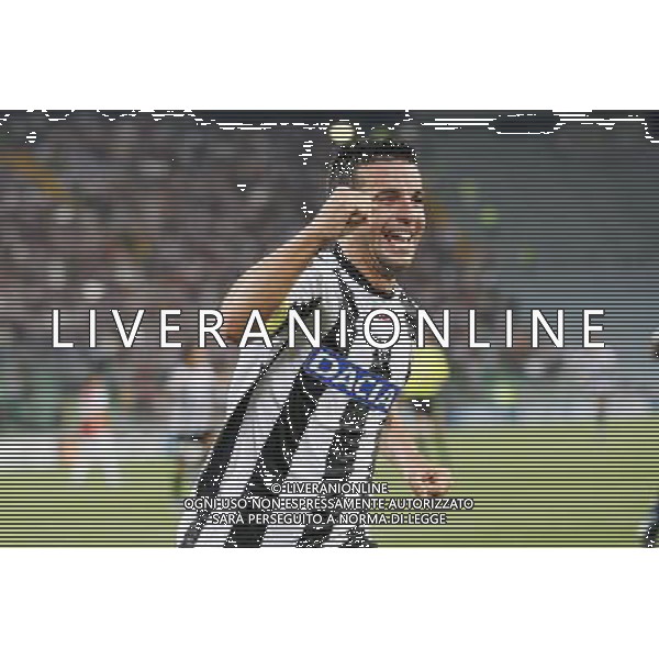 UDINE 24/08/2011 TEAM LINE-UPS PLAY-OFF ROUND 2ND LEG UDINESE-ARSENAL NELLA FOTO:ESULTANZA DI ANTONIO DI NATALE FOTO PAOLA GARBUIO/AG.ALDO LIVERANI