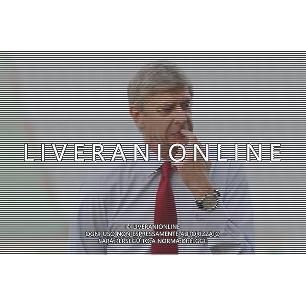 UDINE 24/08/2011 TEAM LINE-UPS PLAY-OFF ROUND 2ND LEG UDINESE-ARSENAL NELLA FOTO: ARSENE WENGER FOTO PAOLA GARBUIO/AG.ALDO LIVERANI