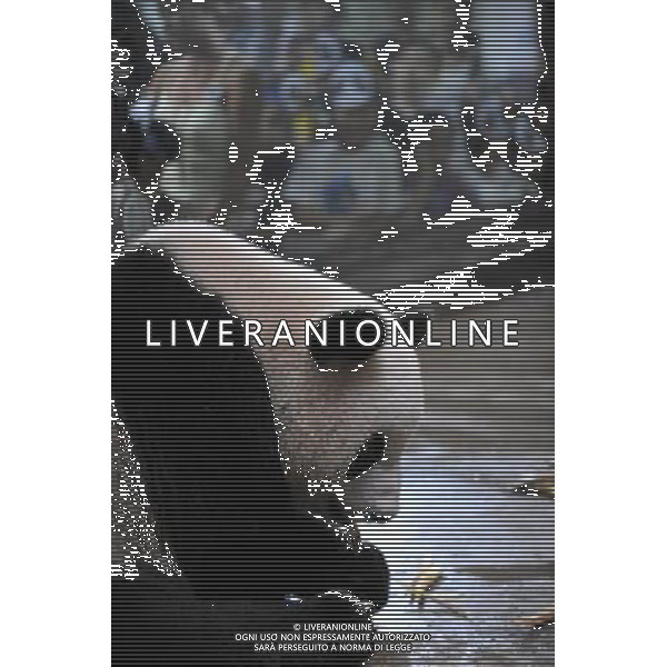 HANGZHOU, Aug. 24, 2011 Giant panda Ya Lin tastes bamboo shoot in its \'birthday cake\' in the Zoo of Hangzhou, east China\'s Zhejiang Province, Aug. 24, 2011. Over ten children born in August were invited to the Zoo of Hangzhou on Wednesday to celebrate the 3rd birth anniversary of giant panda Shu Yun and Ya Lin, who were born in August, 2008 in Chengdu. (/Huang Zongzhi) (zgp)