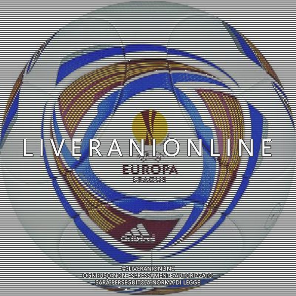 UEFA CHAMOINS LEAGUE 2011/2012 NELLA FOTO PALLONE DA CALCIO UEFA EUROPA LEAGUE AG ALDO LIVERANI 