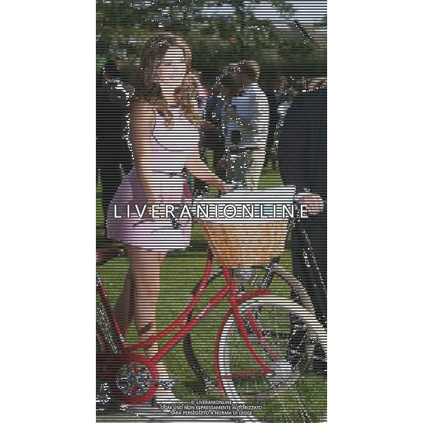 Kelly Brook launches the Mayor of London\'s Sky Ride, a mass participation cycling event, at Potters Field Park beside City Hall in London. Photo date: Thursday August 25, 2011. Photo credit: Johnny Green