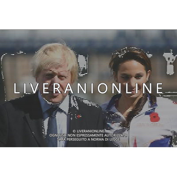 The Mayor of London Boris Johnson and an unknown woman launch the Mayor of London\'s Sky Ride, a mass participation cycling event, at Potters Field Park beside City Hall in London. Photo date: Thursday August 25, 2011. Photo credit: Johnny Green