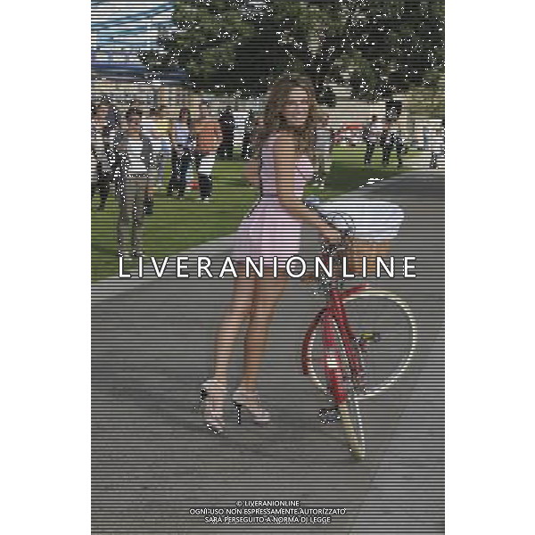 Kelly Brook, Launch of The Mayor of London\'s Sky Ride, Potters Fields Park, London. 25.08.11