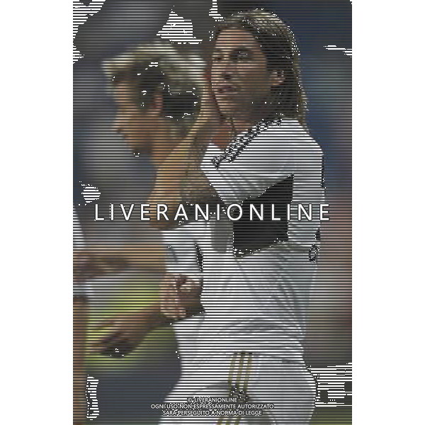 Real Madrid\'s Sergio Ramos during Santiago Bernabeu Cup on august 24th 2011. Photo: Cesar Cebolla / ALFAQUI