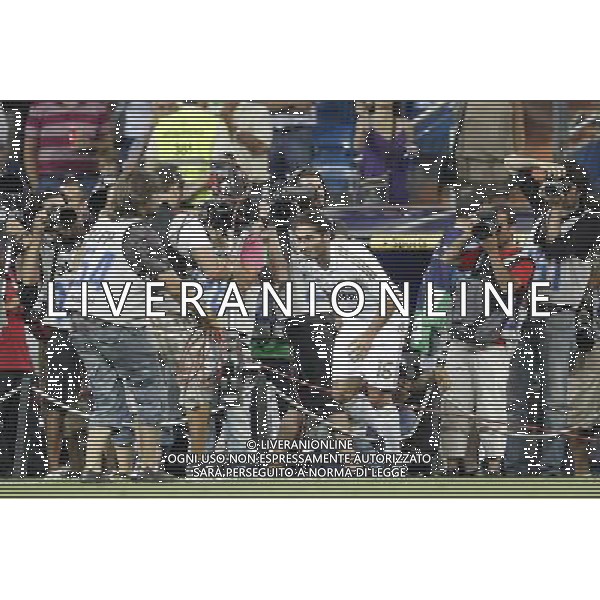 Real Madrid\'s Hamit Altintop during Santiago Bernabeu Cup on august 24th 2011. Photo: Cesar Cebolla / ALFAQUI