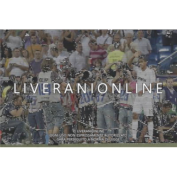 Real Madrid\'s Raphael Varane presentation during Santiago Bernabeu Cup on august 24th 2011. Photo: Cesar Cebolla / ALFAQUI