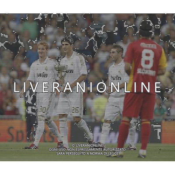Real Madrid\'s Alvaro Morata with Under 20 Cup during Santiago Bernabeu Cup on august 24th 2011. Photo: Cesar Cebolla / ALFAQUI