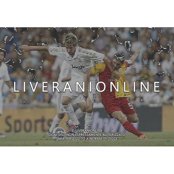 Real Madrid\'s Fabio Coentrao and Galatasaray\'s Sabri during Santiago Bernabeu Cup on august 24th 2011. Photo: Cesar Cebolla / ALFAQUI