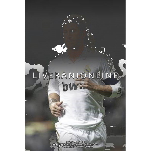 Real Madrid\'s Sergio Ramos during Santiago Bernabeu Cup on august 24th 2011. Photo: Cesar Cebolla / ALFAQUI