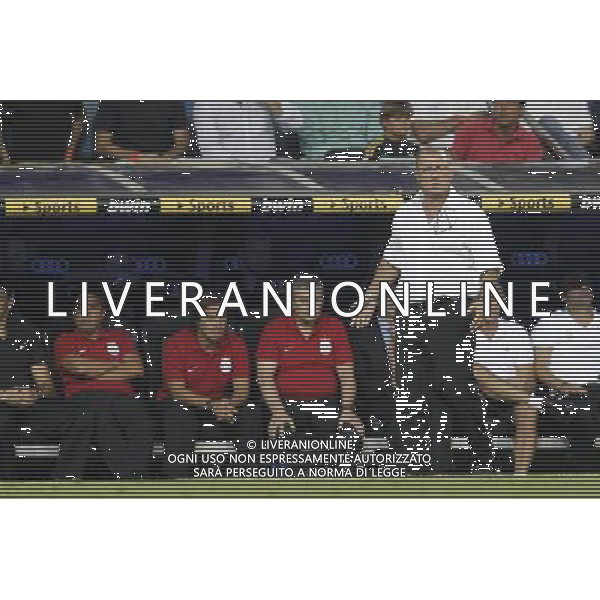 Galatasaray\'s coach Fatih Terim during Santiago Bernabeu Cup on august 24th 2011. Photo: Cesar Cebolla / ALFAQUI