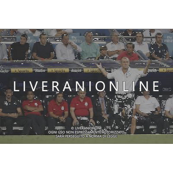 Galatasaray\'s coach Fatih Terim during Santiago Bernabeu Cup on august 24th 2011. Photo: Cesar Cebolla / ALFAQUI