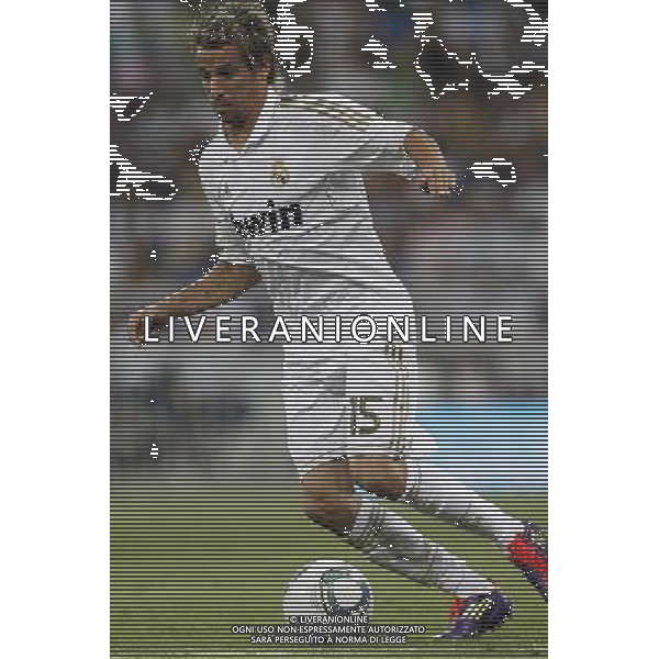 Real Madrid\'s Fabio Coentrao during Santiago Bernabeu Cup on august 24th 2011. Photo: Cesar Cebolla / ALFAQUI