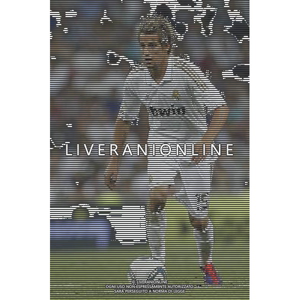 Real Madrid\'s Fabio Coentrao during Santiago Bernabeu Cup on august 24th 2011. Photo: Cesar Cebolla / ALFAQUI