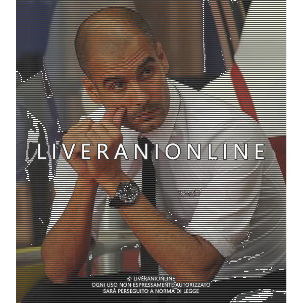 UEFA Supercoppa Europea 2011 Montecarlo - 26.08.2011 Barcellona-Porto Nella Foto:guardiola /Ph.Vitez-Ag. Aldo Liverani