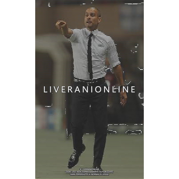 UEFA Supercoppa Europea 2011 Montecarlo - 26.08.2011 Barcellona-Porto Nella Foto:guardiola /Ph.Vitez-Ag. Aldo Liverani