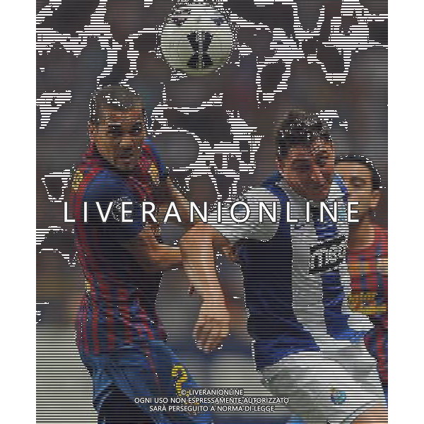 UEFA Supercoppa Europea 2011 Montecarlo - 26.08.2011 Barcellona-Porto Nella Foto:cristian rodriguez-daniel alves /Ph.Vitez-Ag. Aldo Liverani