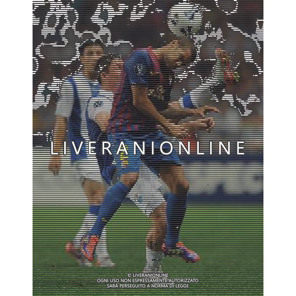 UEFA Supercoppa Europea 2011 Montecarlo - 26.08.2011 Barcellona-Porto Nella Foto:daniel alves-cristian rodriguez /Ph.Vitez-Ag. Aldo Liverani