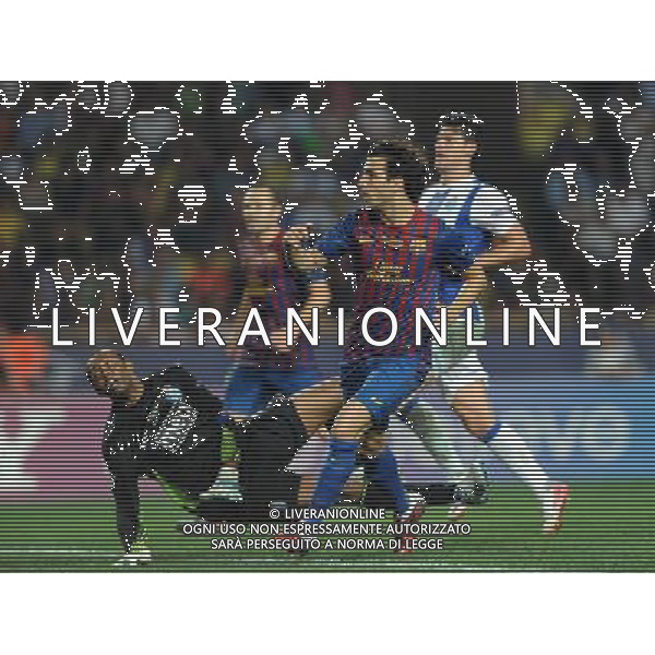 UEFA Supercoppa Europea 2011 Montecarlo - 26.08.2011 Barcellona-Porto Nella Foto:fabregas gol /Ph.Vitez-Ag. Aldo Liverani