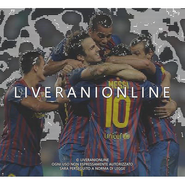 UEFA Supercoppa Europea 2011 Montecarlo - 26.08.2011 Barcellona-Porto Nella Foto:fabregas esulta /Ph.Vitez-Ag. Aldo Liverani