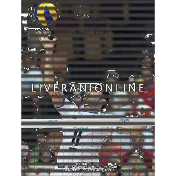 26.08.2011 KATOWICE SIATKOWKA VOLLEYBALL MEMORIAL WAGNERA WLOCHY - ROSJA (ITALY VS. RUSSIA) N/Z CRISTIAN SAVANI FOT LUKASZ LASKOWSKI / PRESSFOCUS NEWSPIXPL --- Newspix.pl *** Local Caption *** www.newspix.pl mail us: info@newspix.pl call us: 0048 022 23 22 222 --- Polish Picture Agency by Ringier Axel Springer Poland