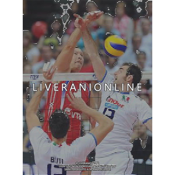26.08.2011 KATOWICE SIATKOWKA VOLLEYBALL MEMORIAL WAGNERA WLOCHY - ROSJA (ITALY VS. RUSSIA) N/Z TARA KHTEY (TARAS CHTIEJ) FOT LUKASZ LASKOWSKI / PRESSFOCUS NEWSPIXPL --- Newspix.pl *** Local Caption *** www.newspix.pl mail us: info@newspix.pl call us: 0048 022 23 22 222 --- Polish Picture Agency by Ringier Axel Springer Poland