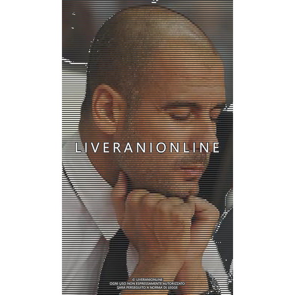 UEFA Supercoppa Europea 2011 Montecarlo - 26.08.2011 Barcellona-Porto Nella Foto:josep Guardiola /Ph.Vitez-Ag. Aldo Liverani